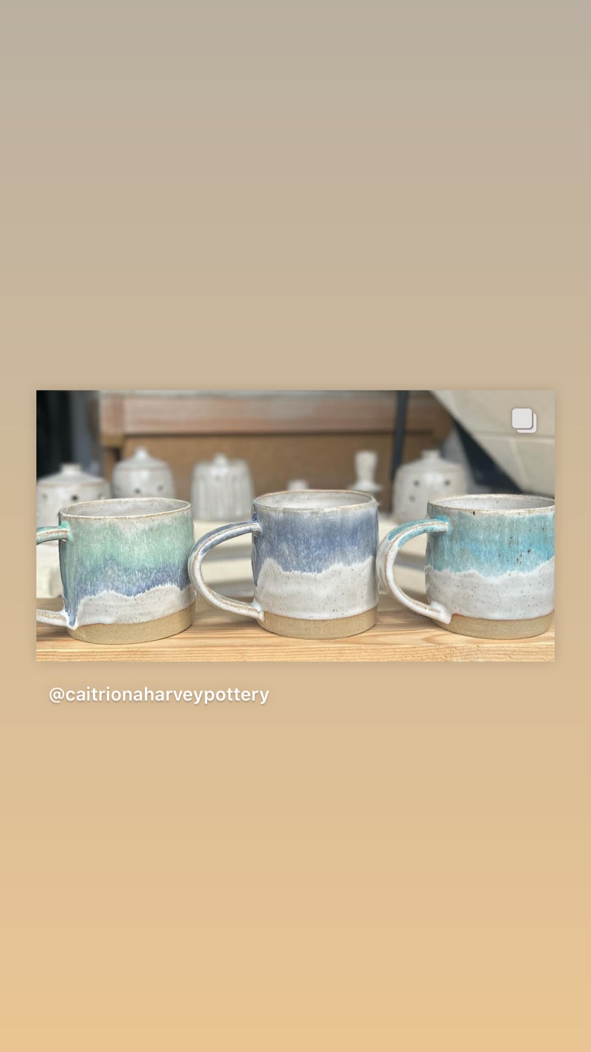 Green gradient coffee cup image 1