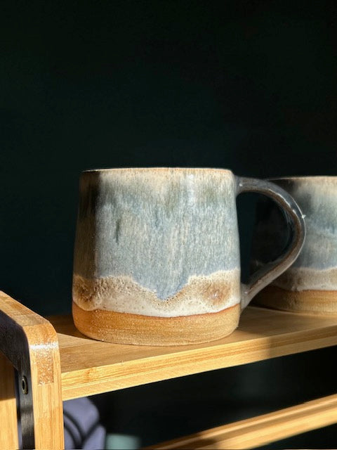 Blue lava glaze mug image 2