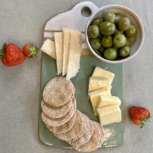 Ceramic serving board